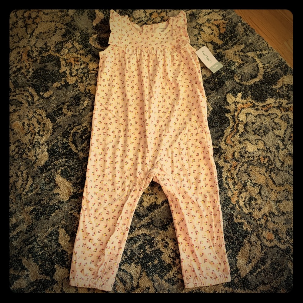 One piece floral romper